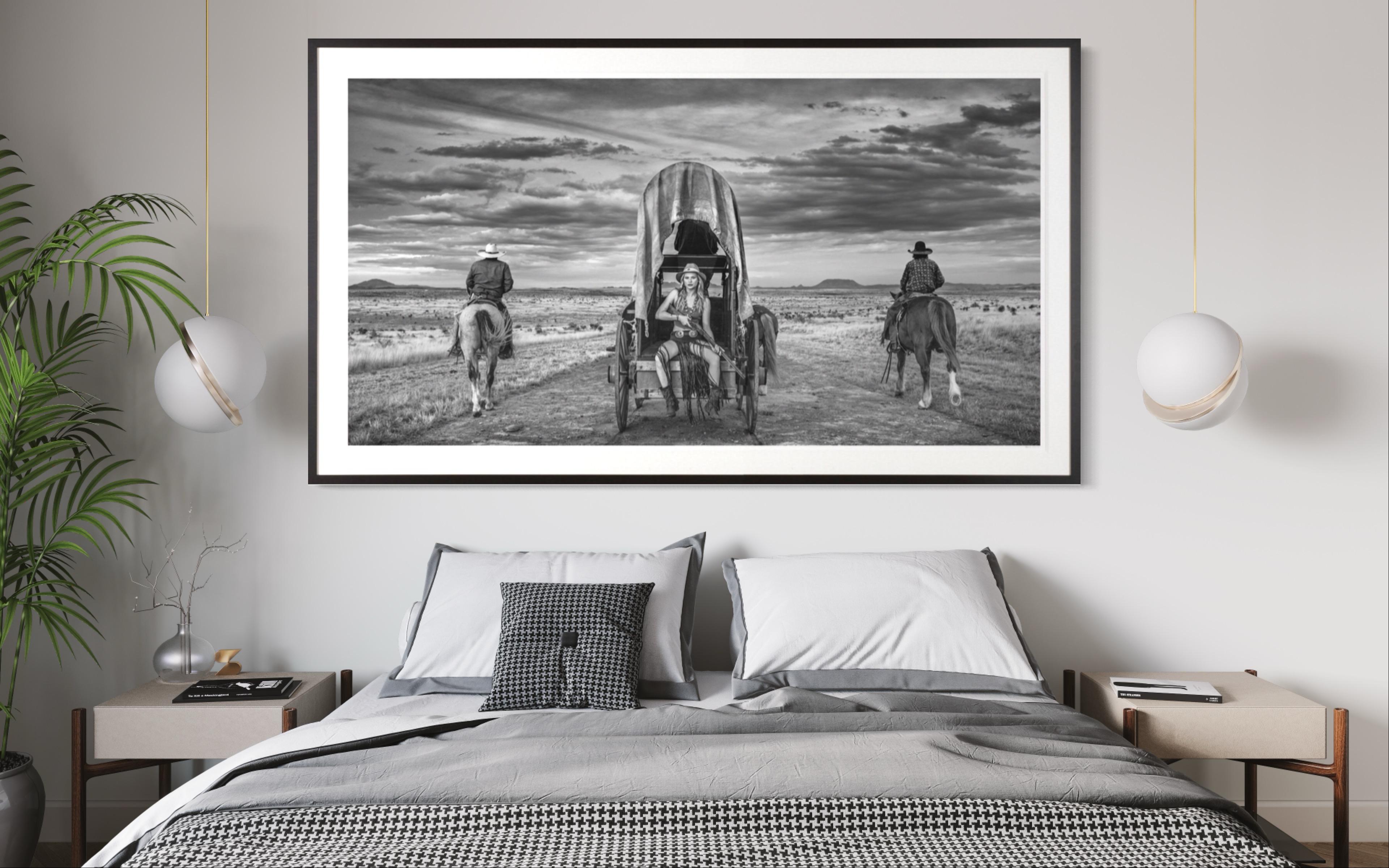 Amarillo By Morning / Sexy Framed Western Photo  - Contemporary Photograph by David Yarrow