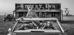 Used Bad Asses (B&W), Namibia by David Yarrow - Cara Delevingne - Cheetah