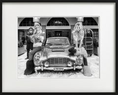 'Badrutt's II' - An Aston Martin DB5 in St. Moritz, fine art photography, 2024