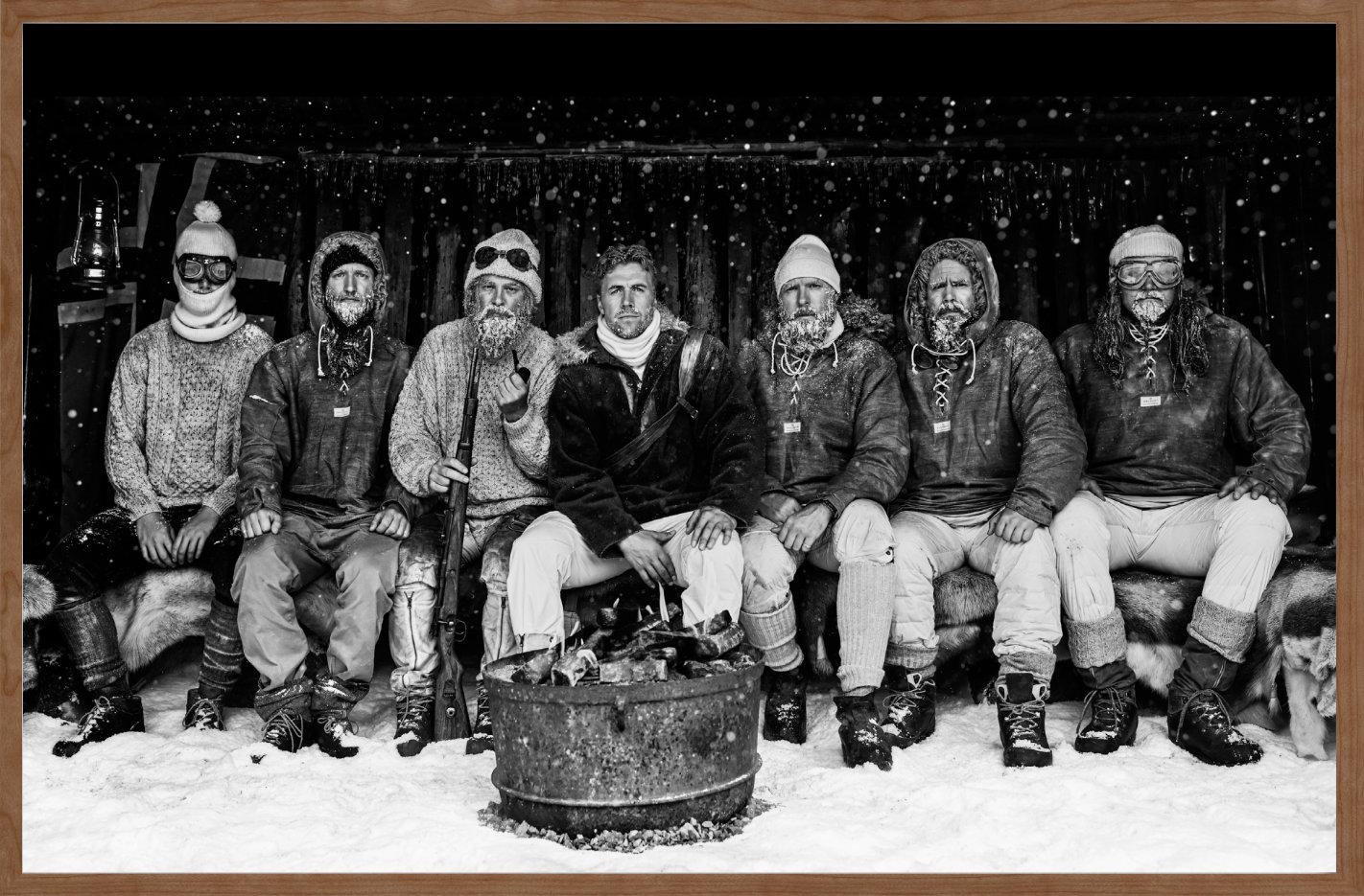 Base Camp - World's Leading Alpine Ski Racer Aleksander Kilde Polar Exhibition - Contemporary Photograph by David Yarrow