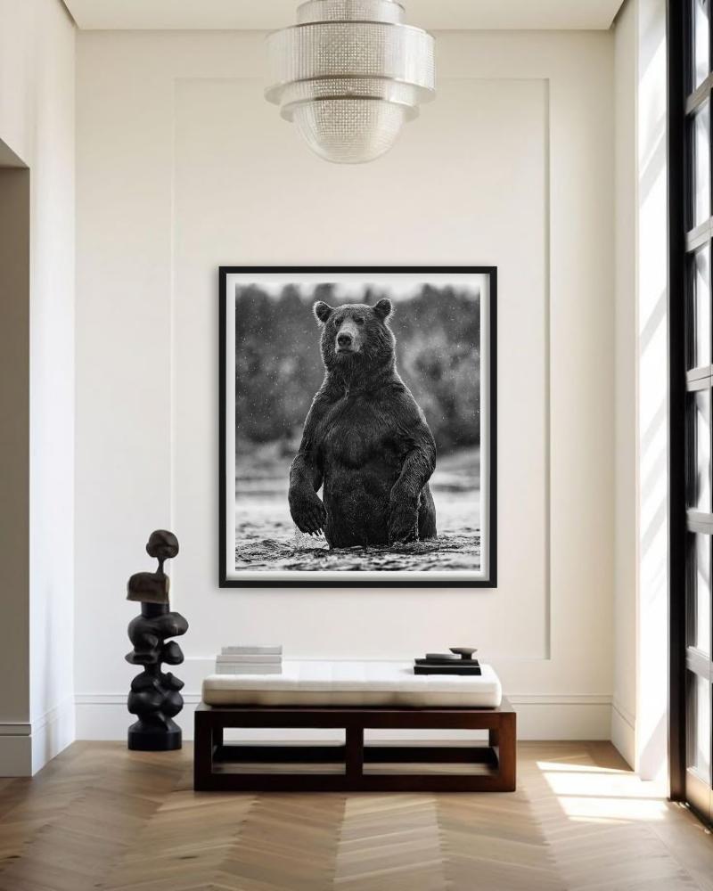 Brutus - portrait of a brown bear, Fine Art Photography, 2021 For Sale 2