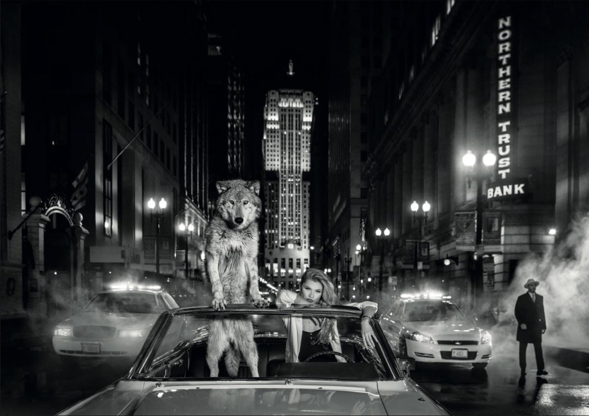 David Yarrow Black and White Photograph - Chicago