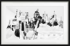 Cloud 9, Aspen - Aprés Ski with Champagne in Snow, Fine Art Photography, 2022
