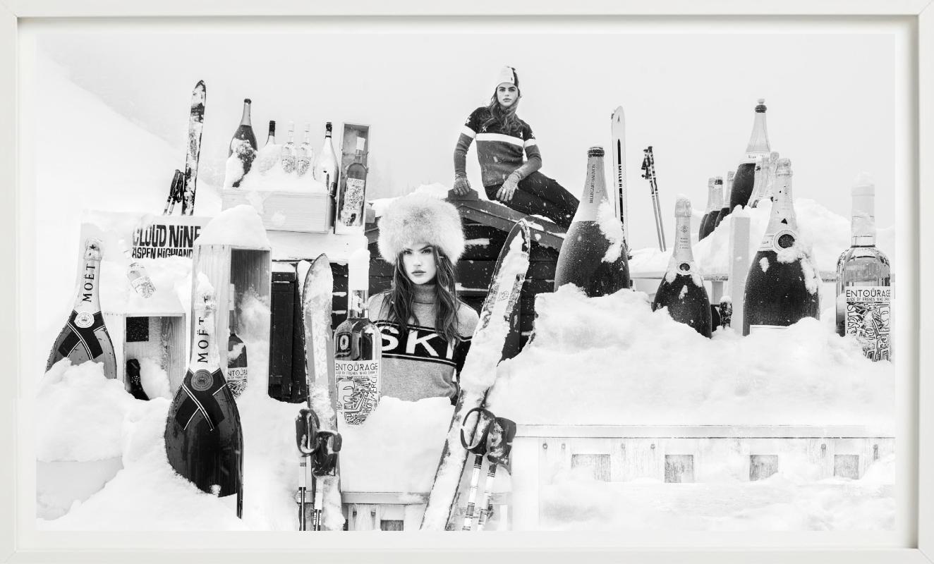 Cloud 9, Aspen - Aprés Ski con champán en la nieve, Fotografía artística, 2022 en venta 1