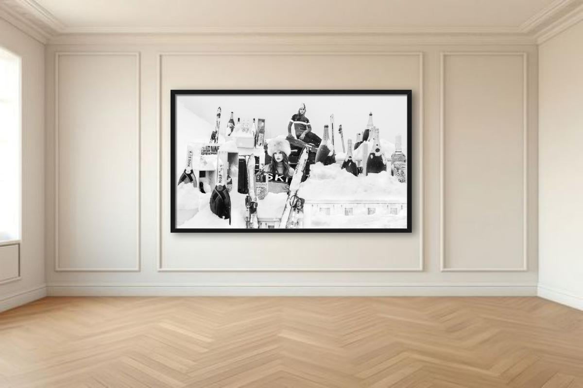 Cloud 9, Aspen - Aprés Ski con champán en la nieve, Fotografía artística, 2022 en venta 4