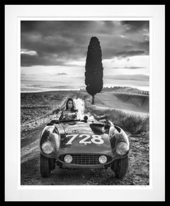 Cypress Point (B&N) di David Yarrow - 1955 Ferrari 121LM - Toscana, Italia