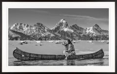 David Yarrow Photograph "A River Runs Through It" Native American on Snake River