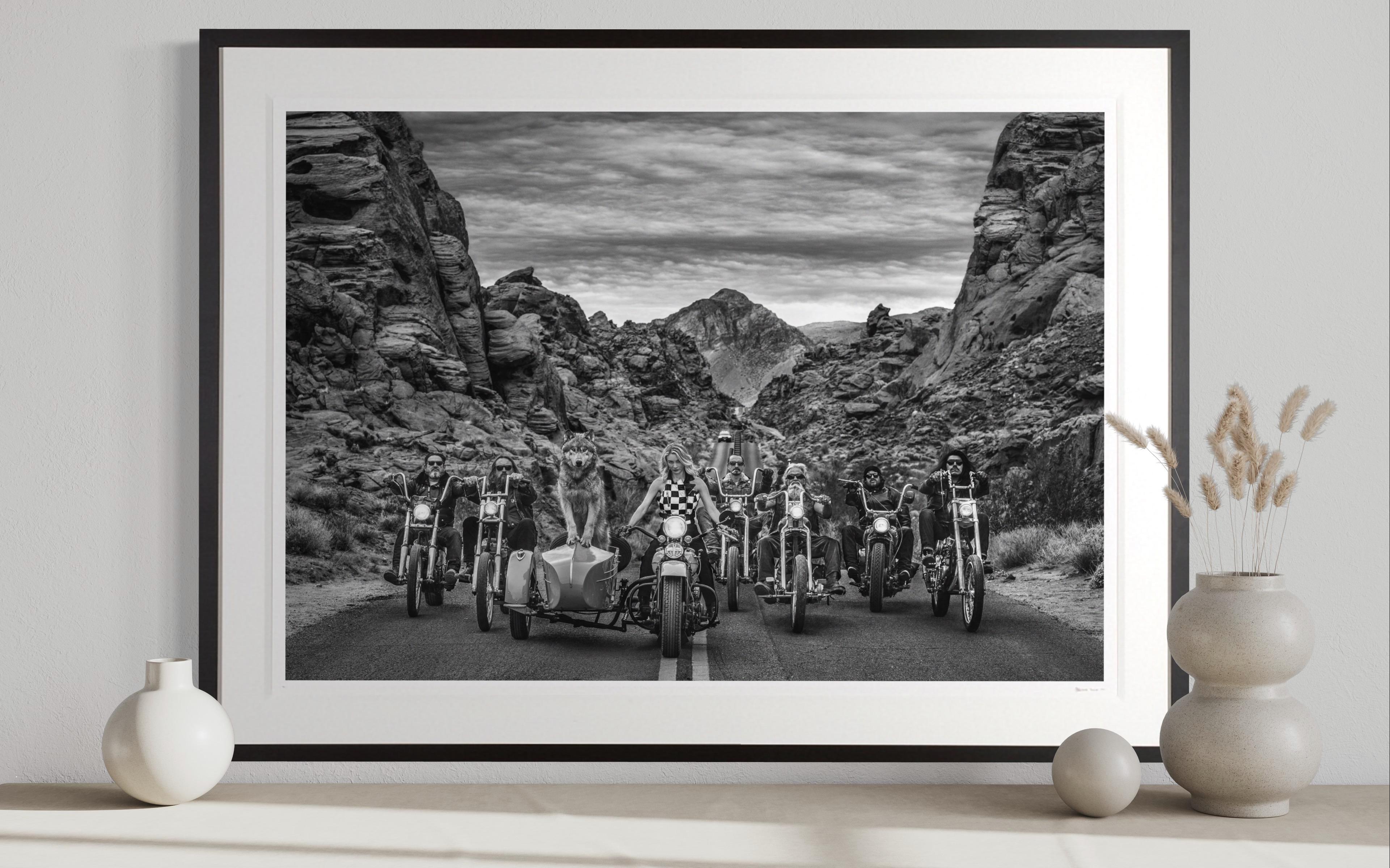 This work is sourced directly from the artist.
Framed Digital Pigment Print on Archival 315gsm Hahnemuhle Photo Rag Baryta Paper
Hand-signed by artist with Certificate of Authenticity

The Harley-Davidson is a heavyweight brand - like Coke and
