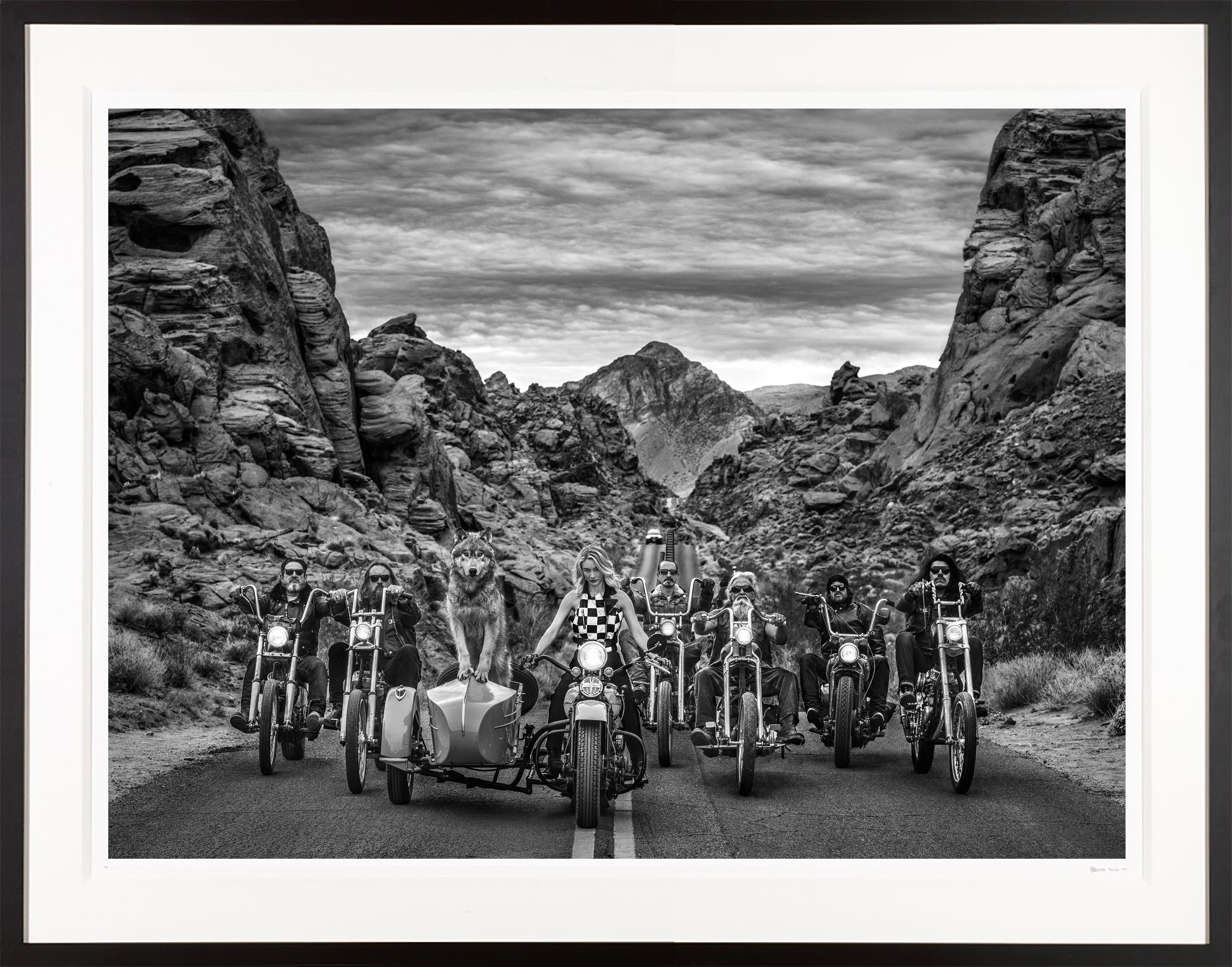 This work is sourced directly from the artist.
Framed Digital Pigment Print on Archival 315gsm Hahnemuhle Photo Rag Baryta Paper
Hand-signed by artist with Certificate of Authenticity

The Harley-Davidson is a heavyweight brand - like Coke and