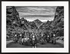 David Yarrow Photograph "The Leader of the Pack" of Motorcycle Gang 