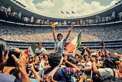 Diego Maradona - Celebration of Winning the World Cup, Fine Art Photography 1986