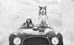 Driving Home for Christmas (B&W) - Ferrari - Wolf - Lake Tahoe