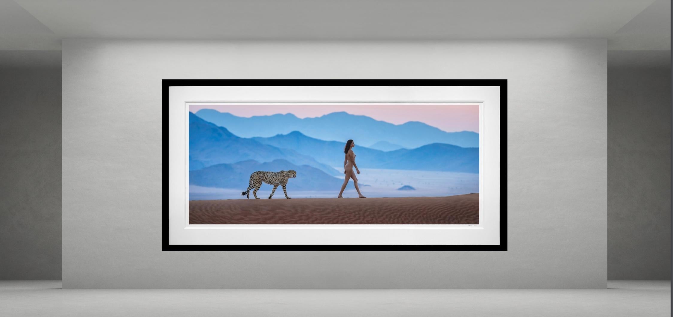 Eternity Colour, Namibia von David Yarrow – Wildtierfotografie – Cheetah im Angebot 1