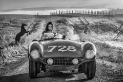 Ferrari 1955 (B&N) di David Yarrow - 1955 Ferrari 121LM - Toscana, Italia
