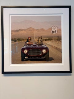 Ferrari (Colour) by David Yarrow - California - Route 66 - Wolf - Car