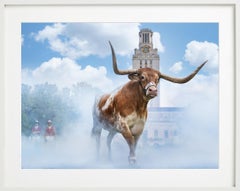 Hooke 'em Horns, Archival Pigment Print, Contemporary, Signed, Fine Art Print