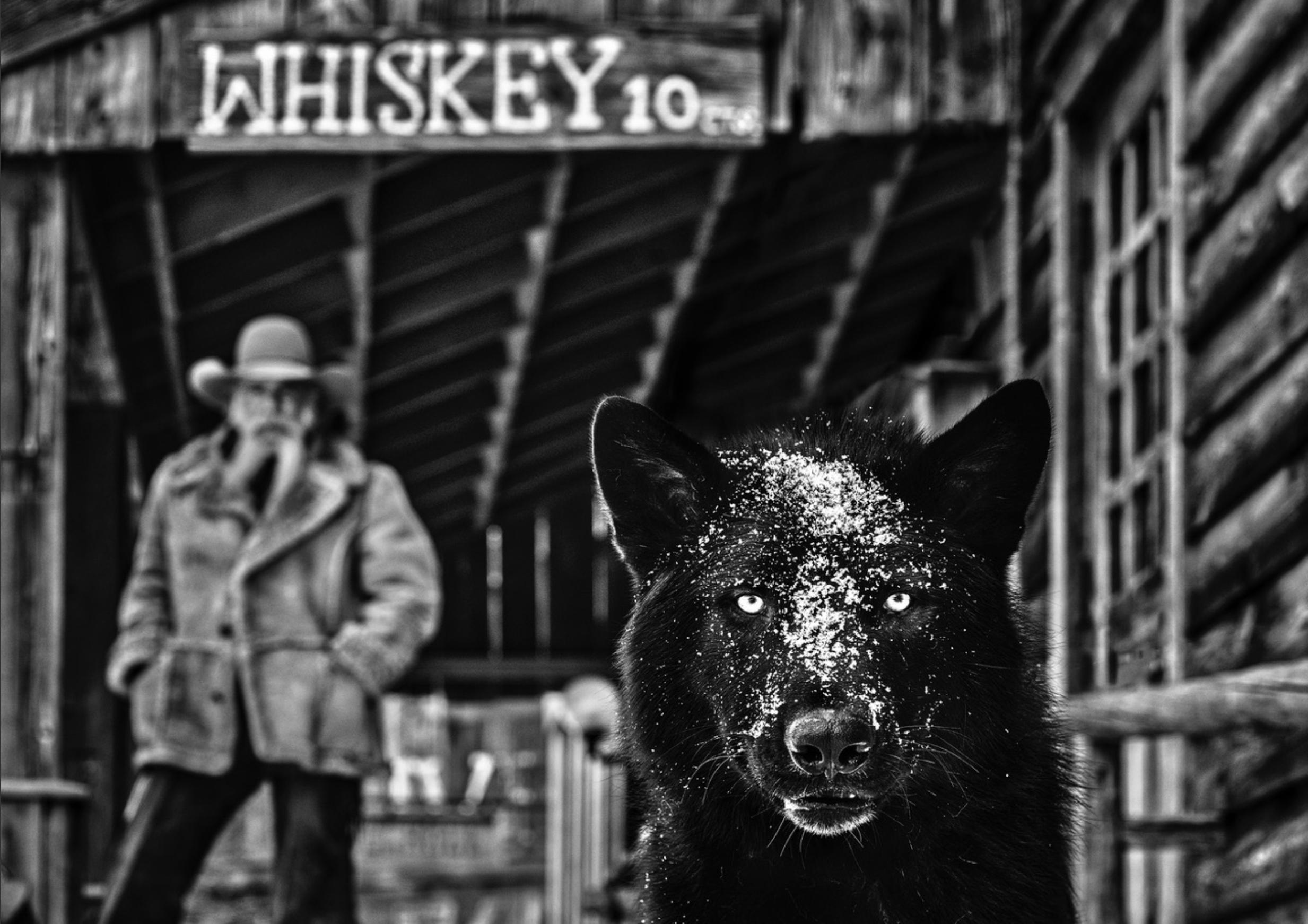 David Yarrow Black and White Photograph - It Was The Whiskey Talking