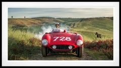 Italia (Colour) by David Yarrow - 1955 Ferrari 121LM - Tuscany, Italy