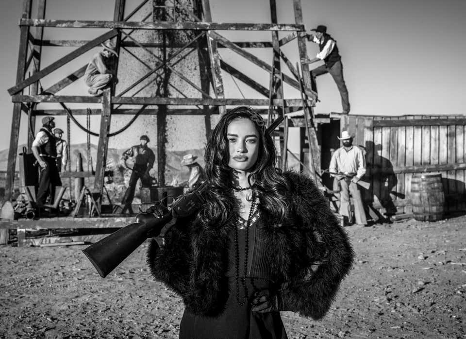 Landwoman (B&W) by David Yarrow - New Release - Texas Oil - Kelsey Merritt