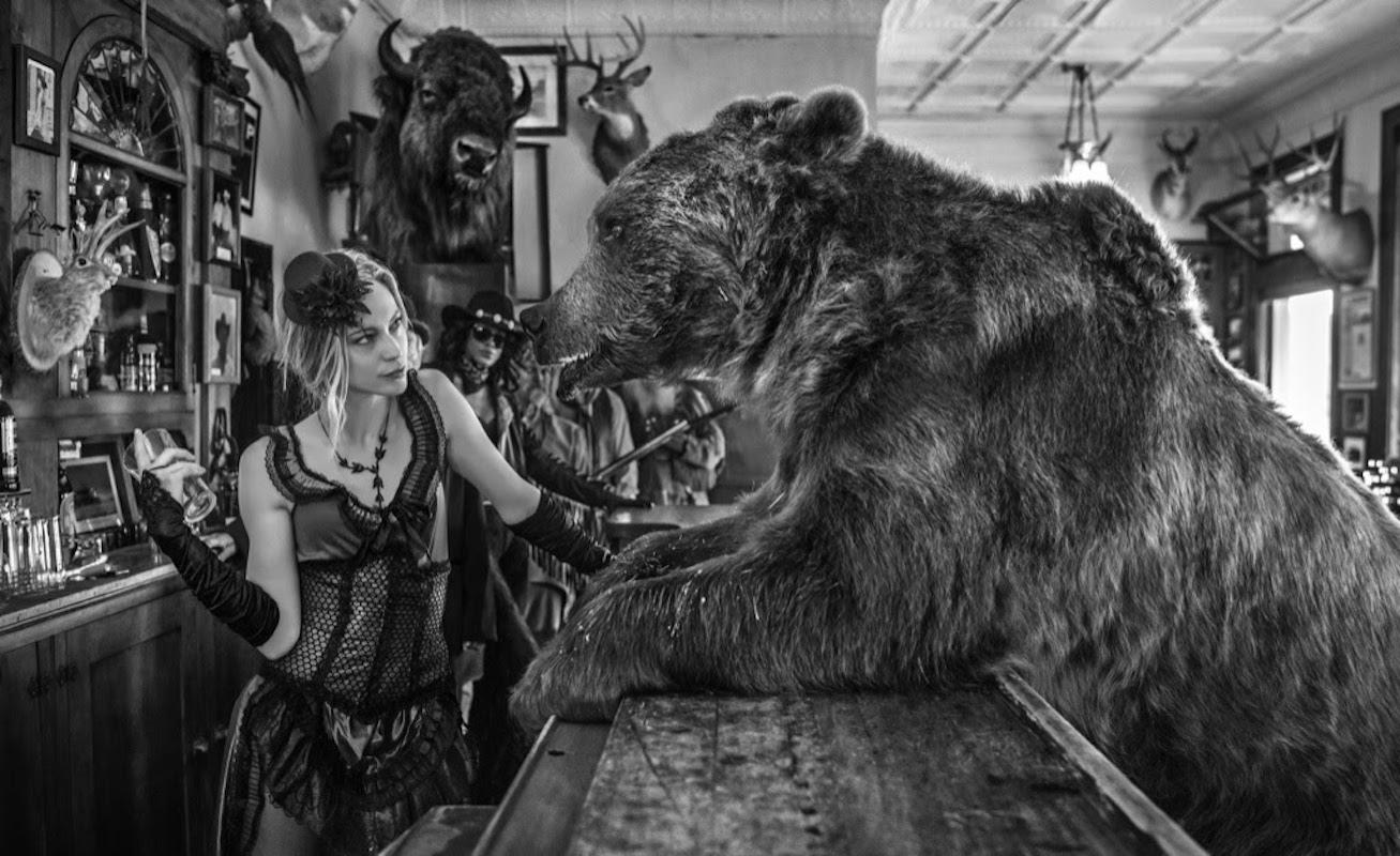 David Yarrow Black and White Photograph - Last Orders