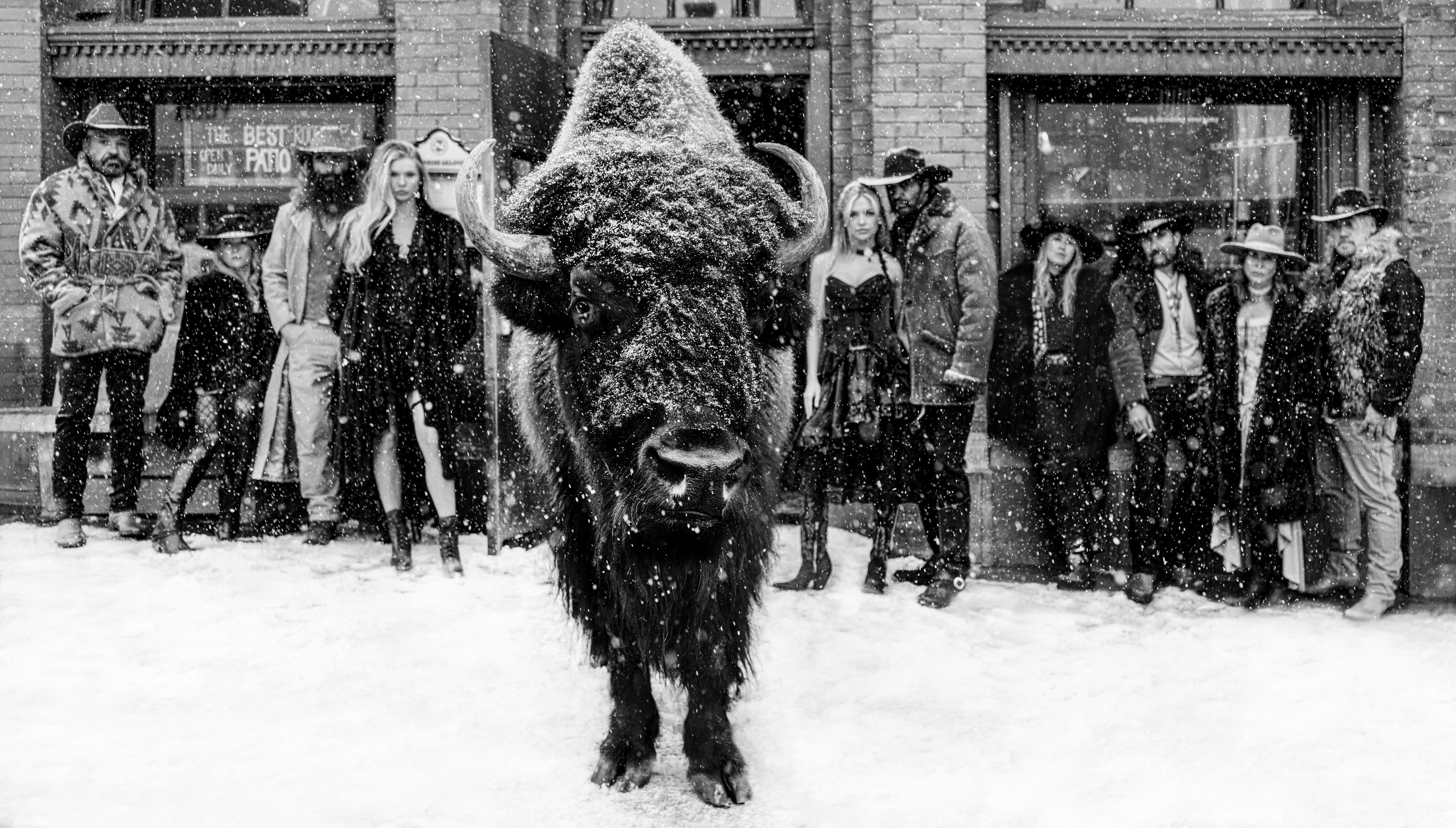 Main Street, Park City (B&W) by David Yarrow - New Release - Standard - Utah