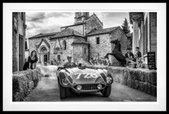 Mille Miglia (B&W) by David Yarrow - 1955 Ferrari 121LM - Tuscany, Italy