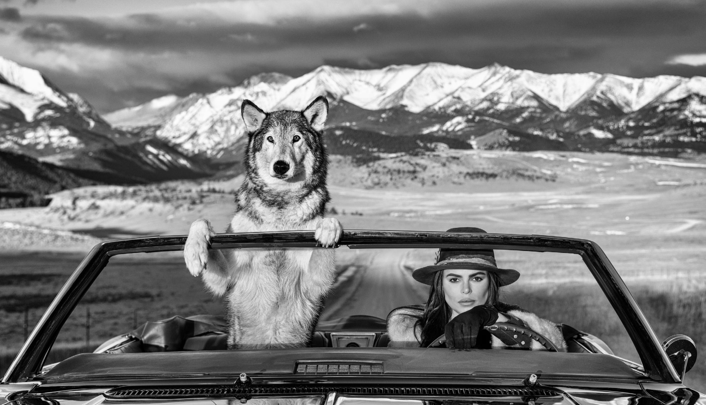 David Yarrow Black and White Photograph - Montana
