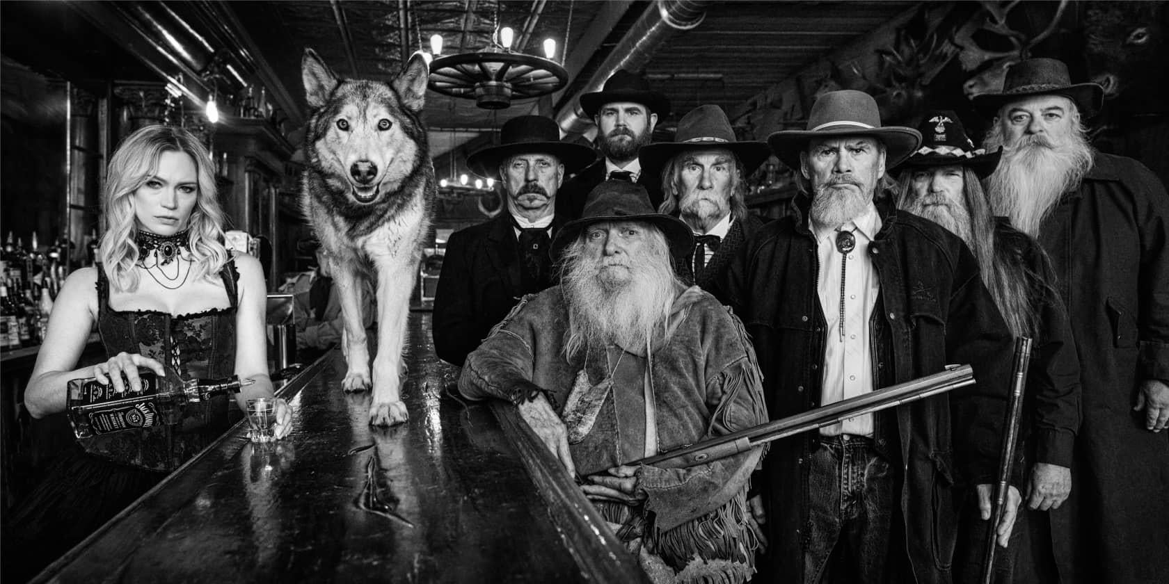 David Yarrow Black and White Photograph - More Usual Suspects