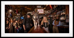 Moths to a Flame (Colour) by David Yarrow - Park City, Utah - Bar Scene - Wolf