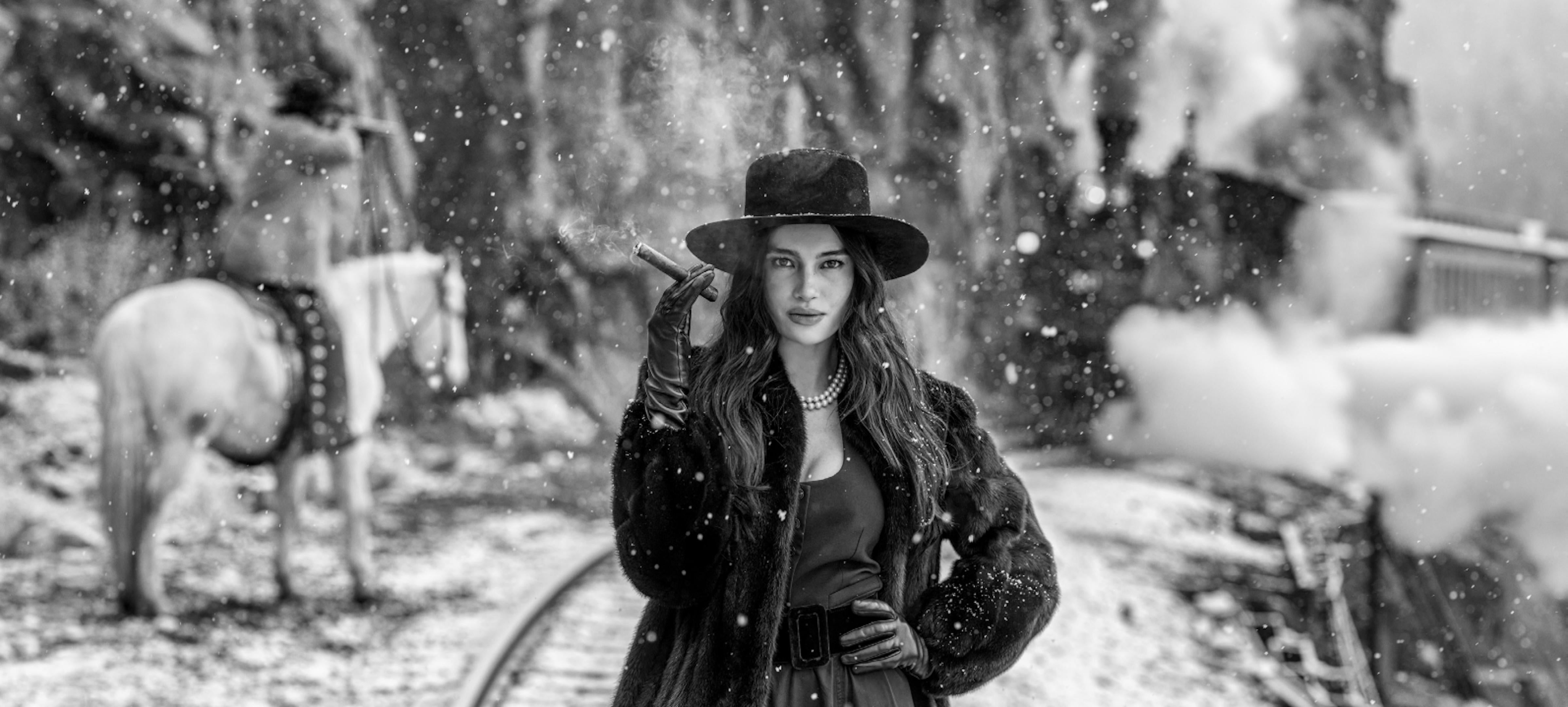 Off the Rails (B&W)
Durango, Colorado – 2026

Archival Pigment Print

AVAILABLE SIZES:

Standard
Edition of 12 + 3 APs
Image Size: 33" x 77" (83.8 x 195.6 cm)
Framed Size: 48" x 92" (121.9 x 233.7 cm)

Large
Edition of 12 + 3 APs
Image Size: 44" x