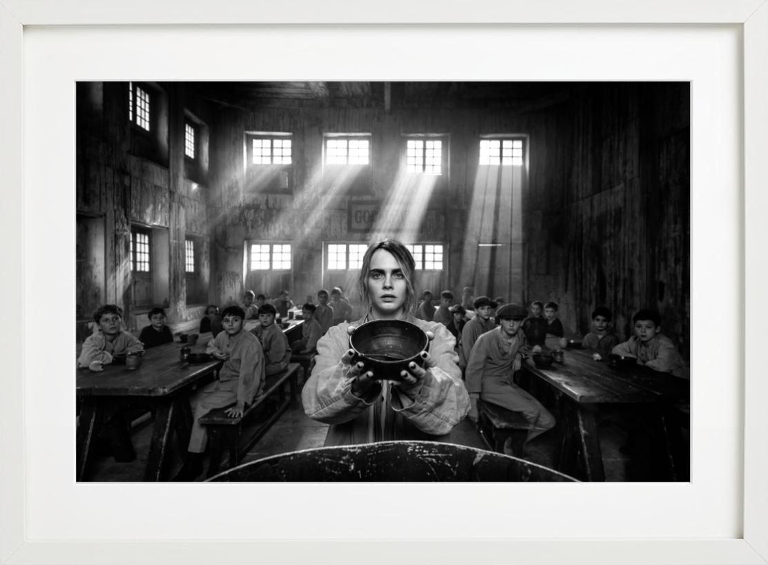 Oliver - Cara Delevigne in the role of Oliver Twist, fine art photography, 2023 - Photograph by David Yarrow