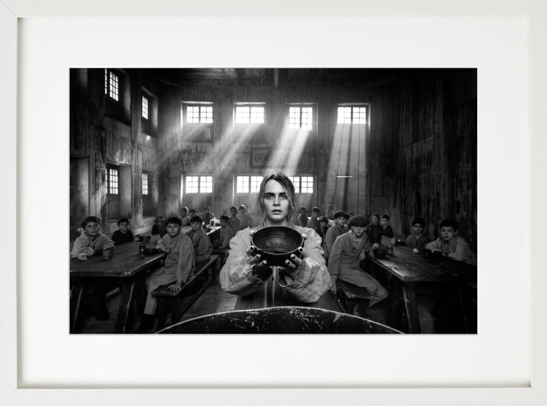 Oliver - Cara Delevigne in the role of Oliver Twist, fine art photography, 2023 For Sale 2