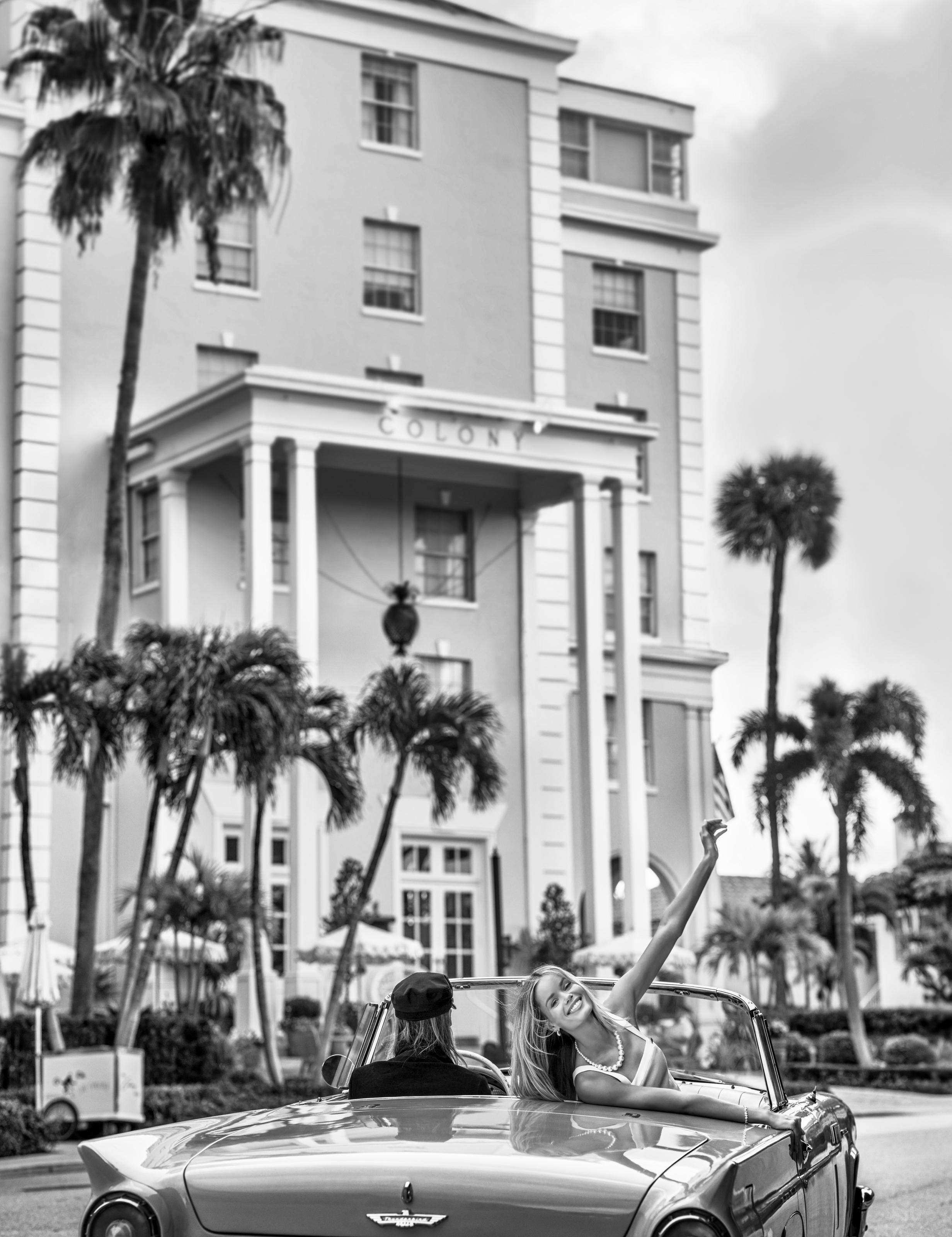 Palm Beach (ByN) - Photograph de David Yarrow