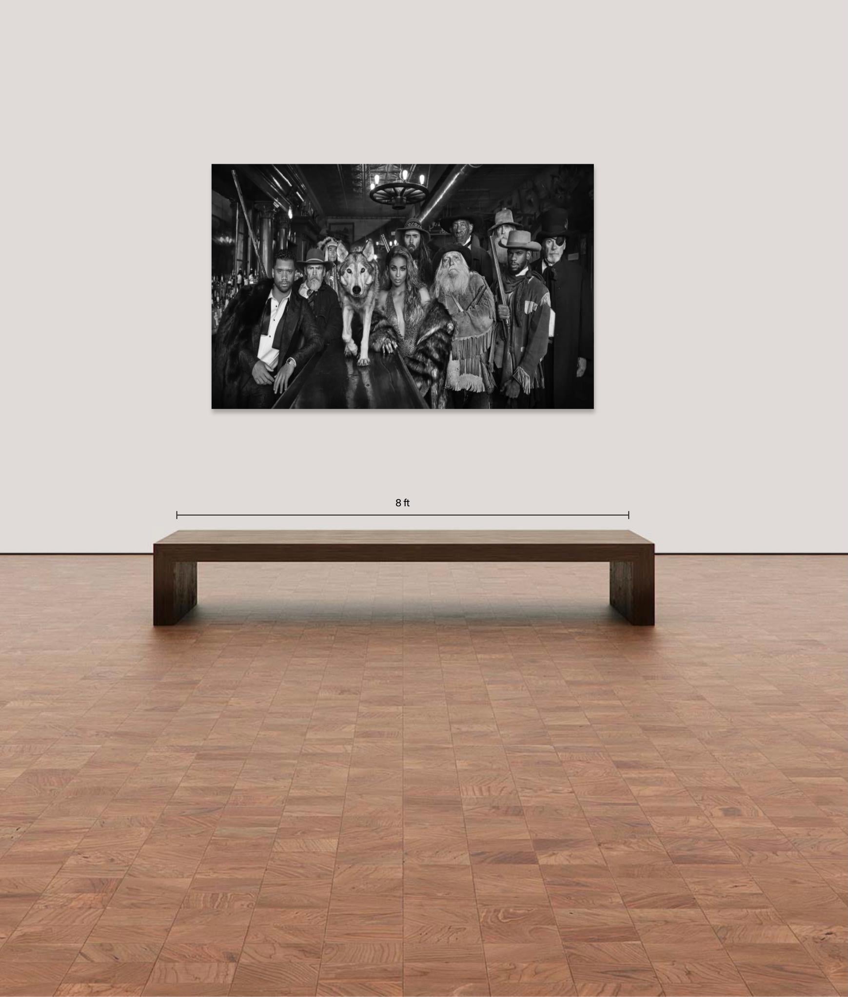 Persons of Interest - Black Black and White Photograph by David Yarrow