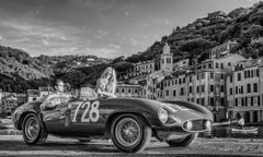 Portofino (B&N) di David Yarrow - Ferrari 121LM del 1955 - Italia - Auto d'epoca
