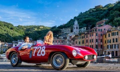 Portofino (Colour) by David Yarrow - 1955 Ferrari 121LM - Italy - Vintage Car