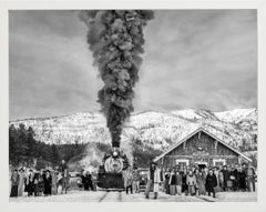 'Purgatory' - Historic Train in a Snowy Wild West Setting, Fine Art Photography