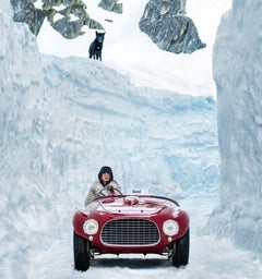 Rear View Mirror (Colour), Lake Tahoe by David Yarrow - Ferrari