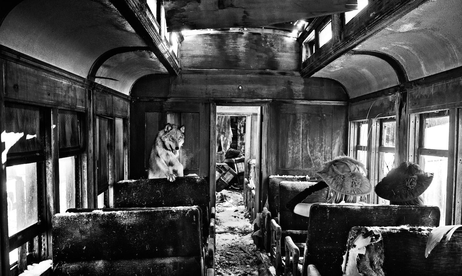 Ride The Ghost Train, Contemporary Black and White photography