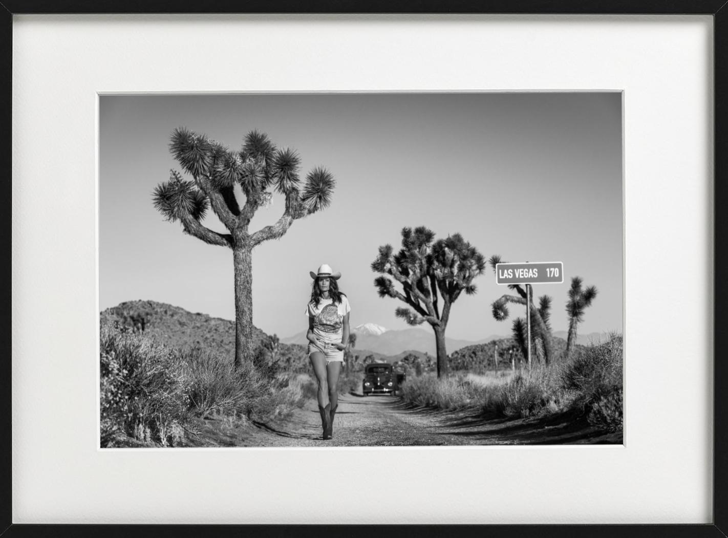 Sin City - Supermodel Cindy Crawford Walking in the desert, Joshua Tree For Sale 3