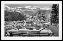 Spring in Aspen (B&W) by David Yarrow - Colorado - 1966 Cadillac