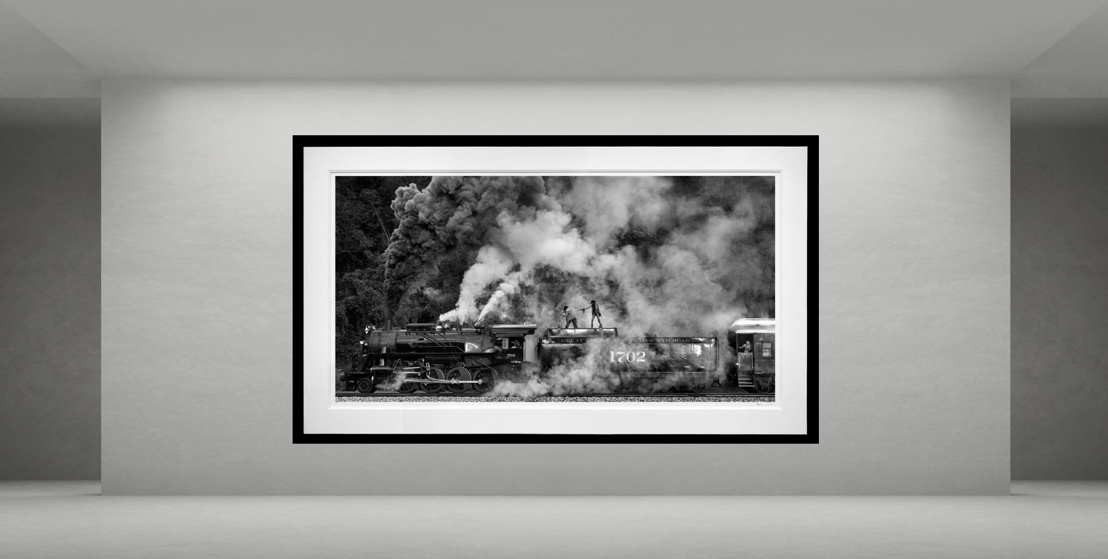 Detén ese tren, Carolina del Norte por David Yarrow - Ferrocarril de las Montañas Humeantes en venta 1