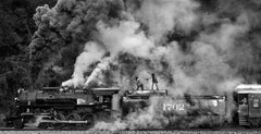 Stop That Train - Wild West Train Robbery, Fine Art Photography, 2024