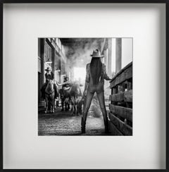 The Cow Whisperer - Semi Nude with Cowboys, Fine Art Photography 2024