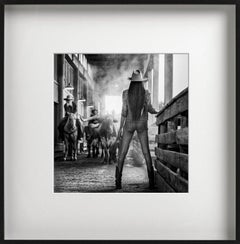 The Cow Whisperer - Semi Nude with Cowboys, Fine Art Photography 2024