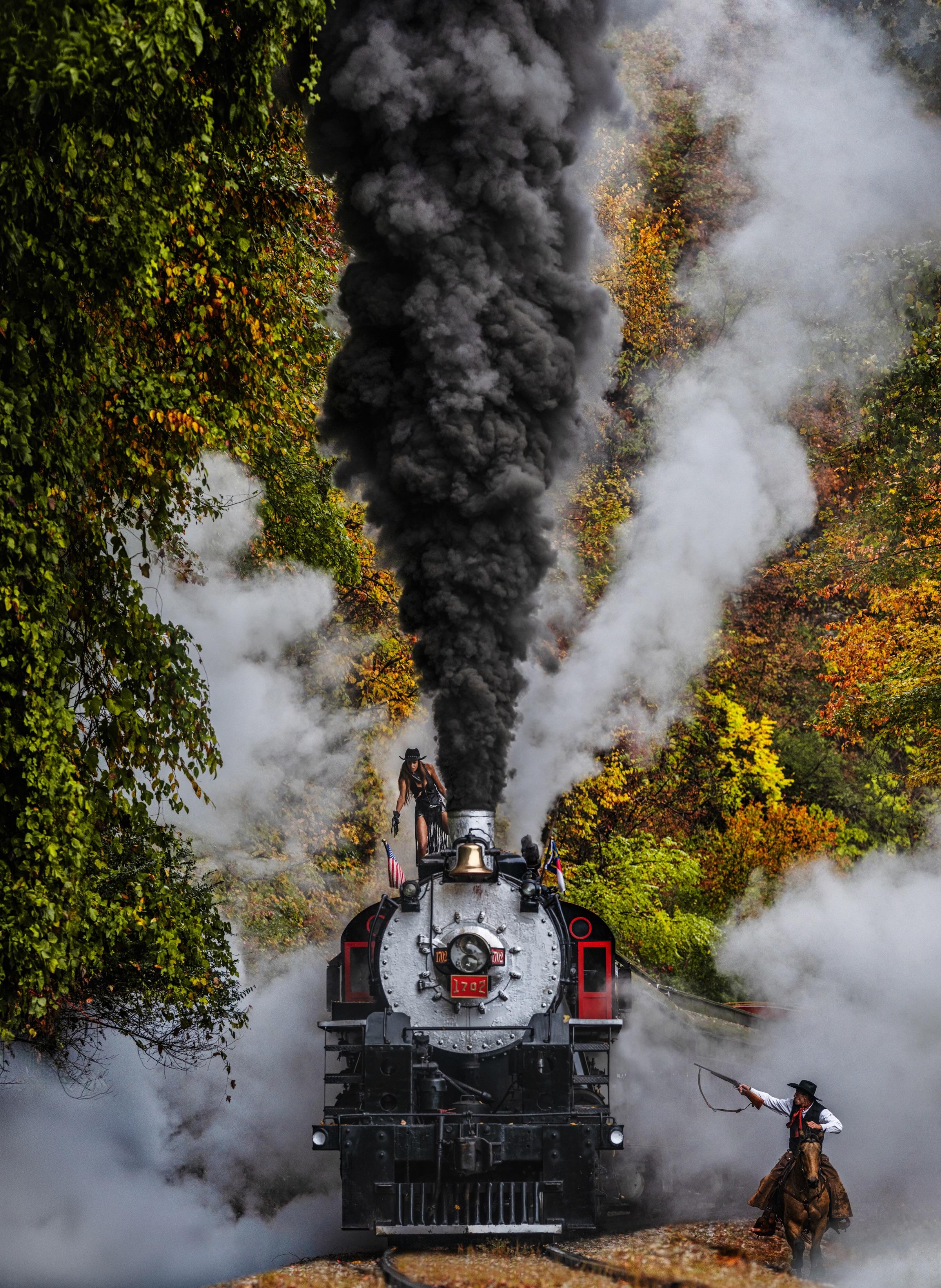 The Fall (Color)
Bryson City, North Carolina (2025)

Archival Pigment Print
Provenance: From the collection of the artist.

Standard
Edition of 12, 3 APs, 1 EP
Image size: 51" x 37" 
Framed size: 66" x 52"

Large
Edition of 12, 3 APs, 1 EP
Image