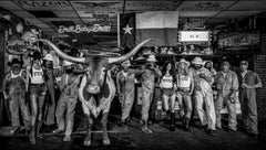 The Horned Frogs (B&W) by David Yarrow - New Release - Texas Longhorn