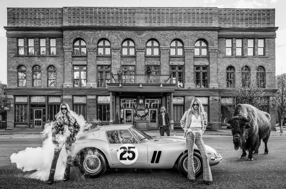 The Jerome (B&W) by David Yarrow - Aspen, Colorado - Ferrari 250 GTO