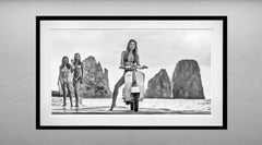 The Last Days of Summer (B&W), Capri by David Yarrow - Amalfi Coast - Vespa