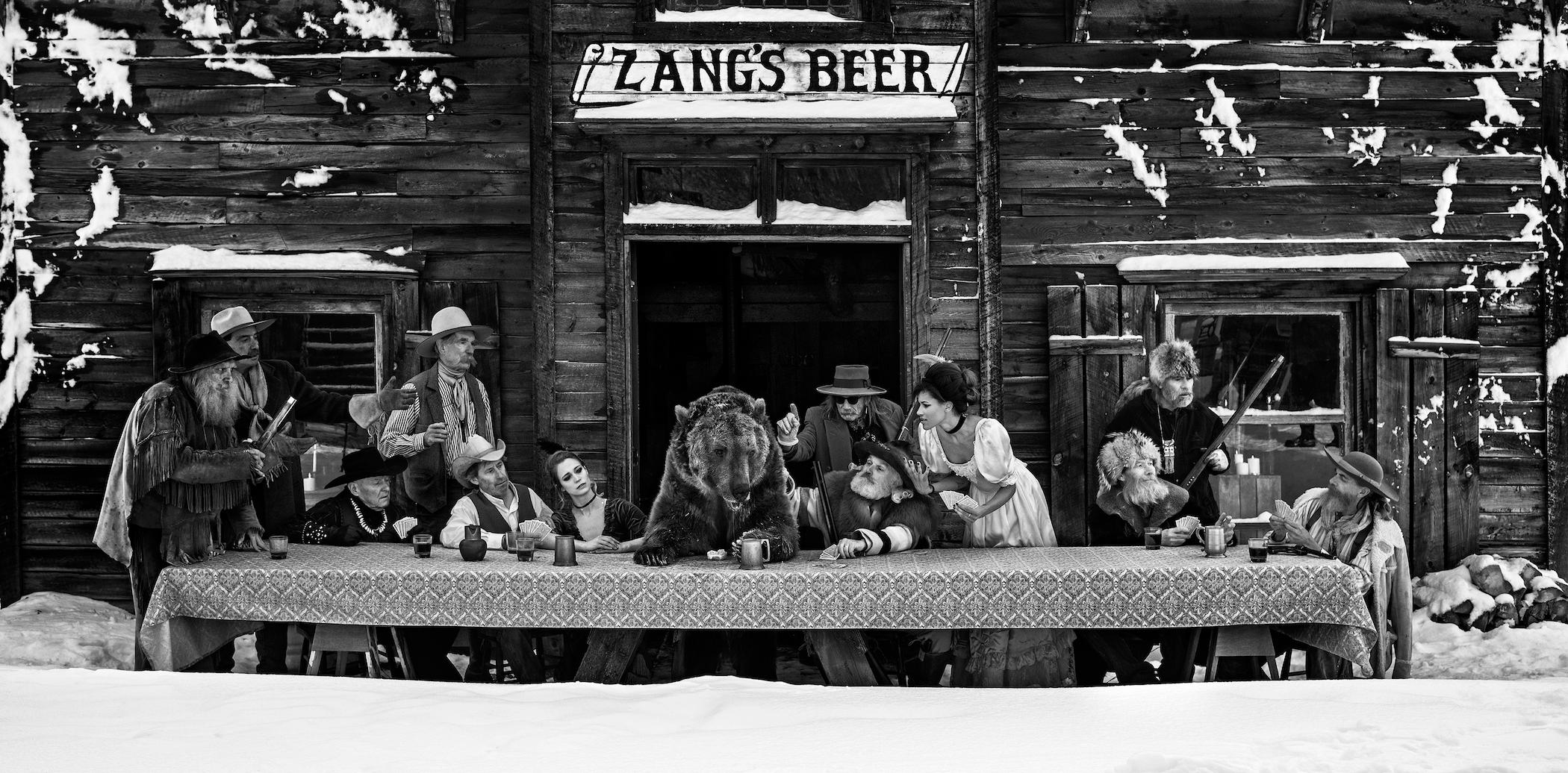 The Last Supper, Archival Pigment Print,Contemporary Black and White photography